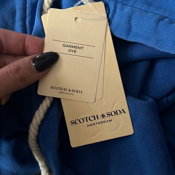 SCOTCH & SODA Amsterdam NWT Garment Dye Logo Hoodie unisex XXL - Picture 3 of 4